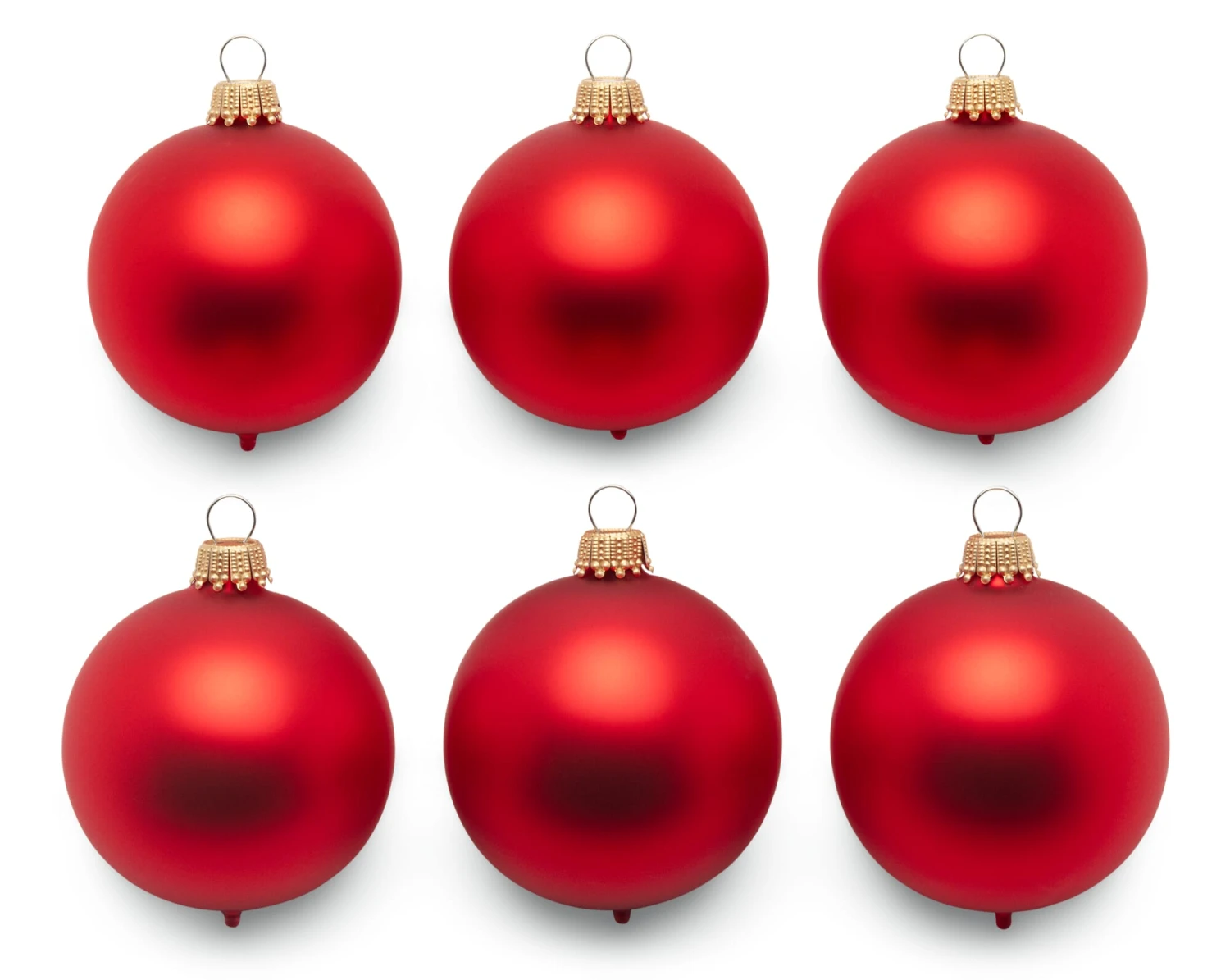 Lauschaer Baumkugel Glas Matt Rot 6 Cm 1 Lauschaer Baumkugel Glas Matt Rot 6 Cm