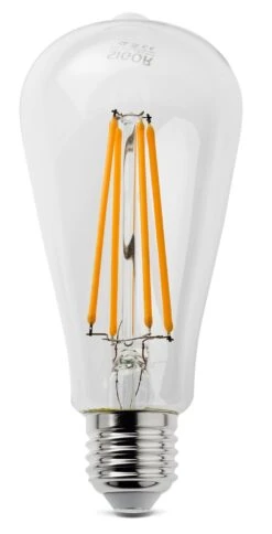 LED-Filament-Rustikalampe E27, 7 W, Klar