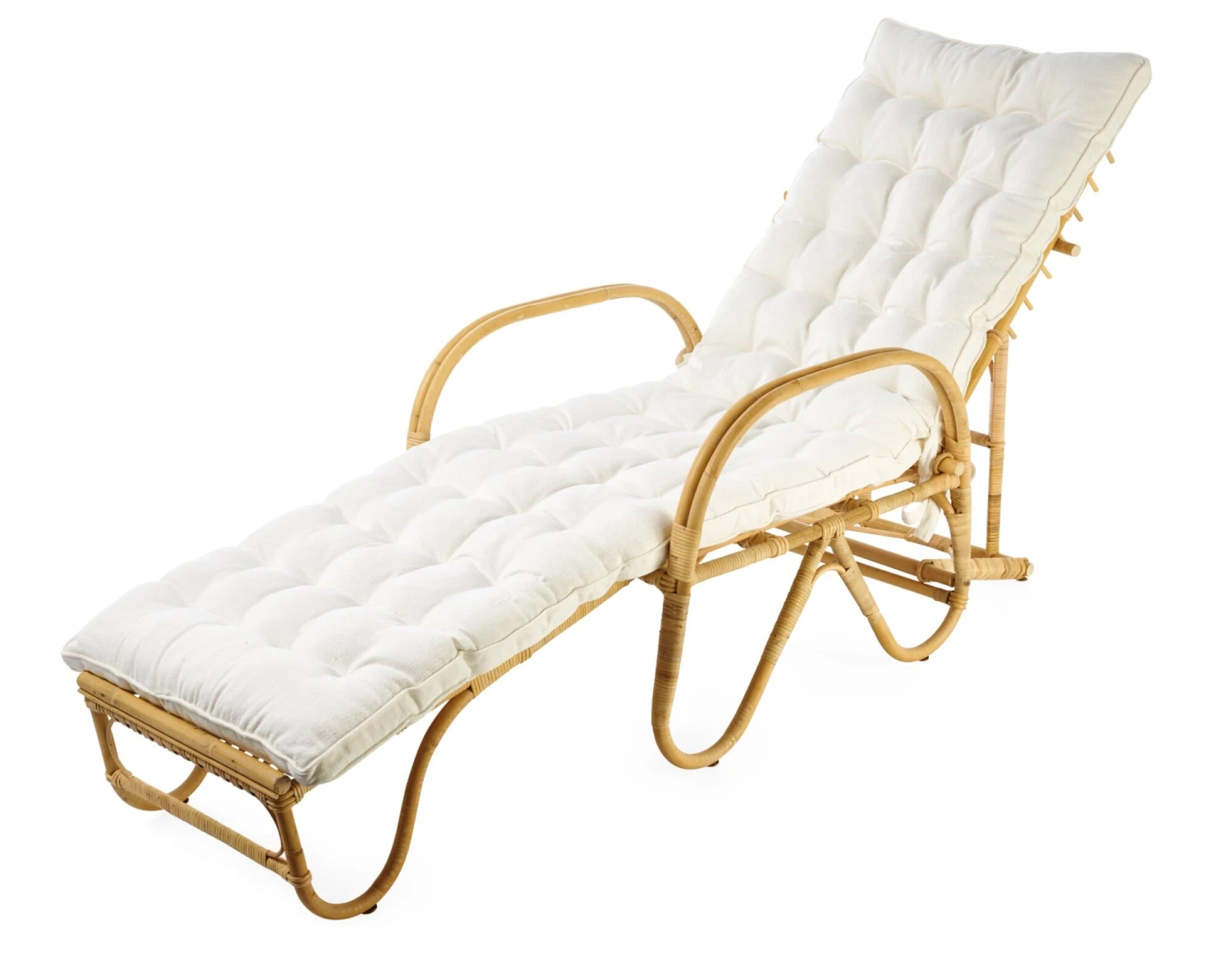 Liegestuhl Rattan 2 Liegestuhl Rattan – Bild 2