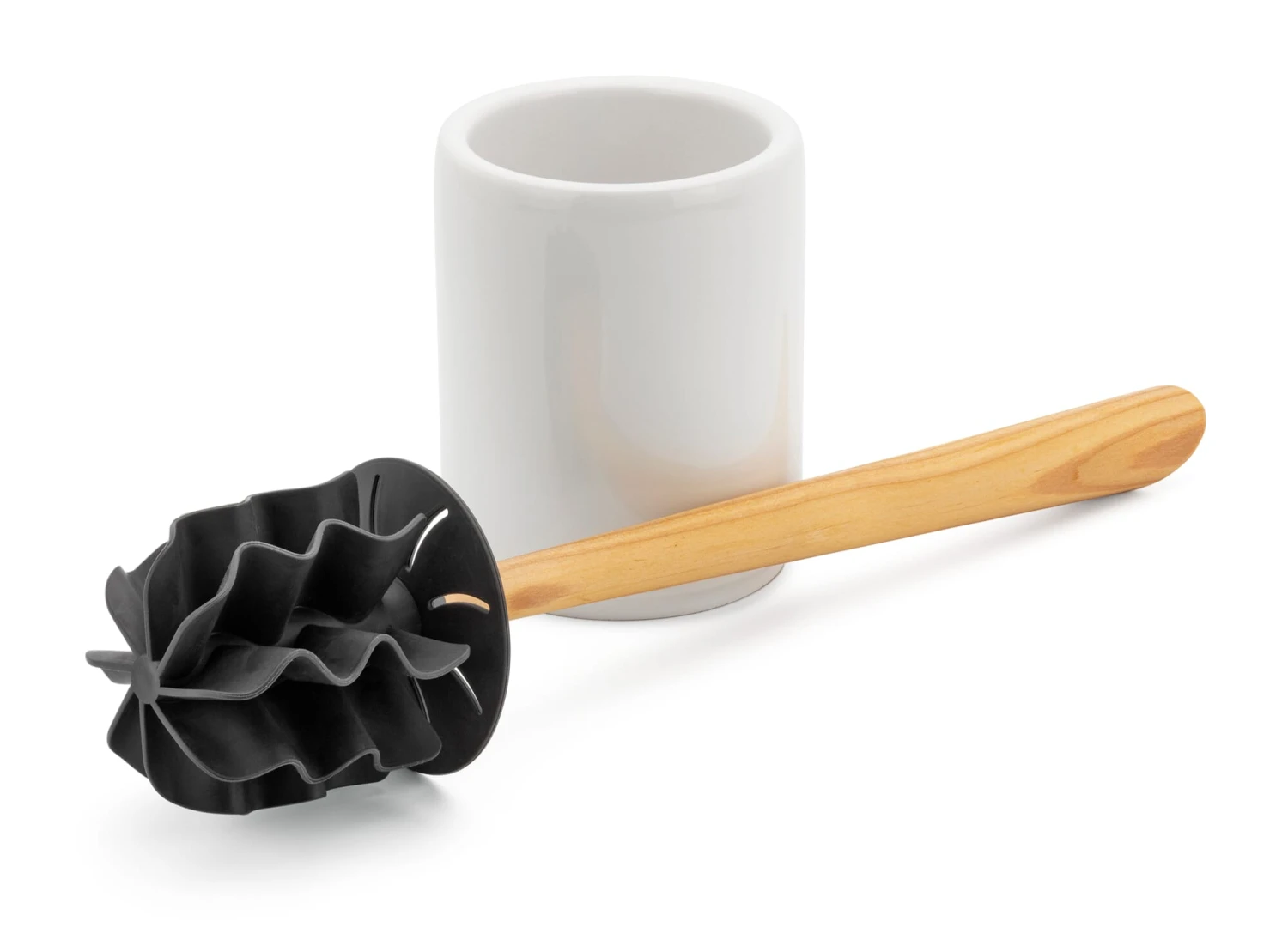 Loowy Toilettenbürste Ohne Borsten, Weiß 1 Loowy Toilettenbürste Ohne Borsten, Weiß