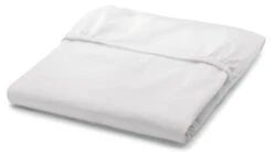 Manufactum Spannbettlaken Perkal, Weiß, 90 × 200 Cm