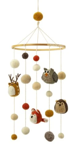 Mobile Filz, Waldtiere