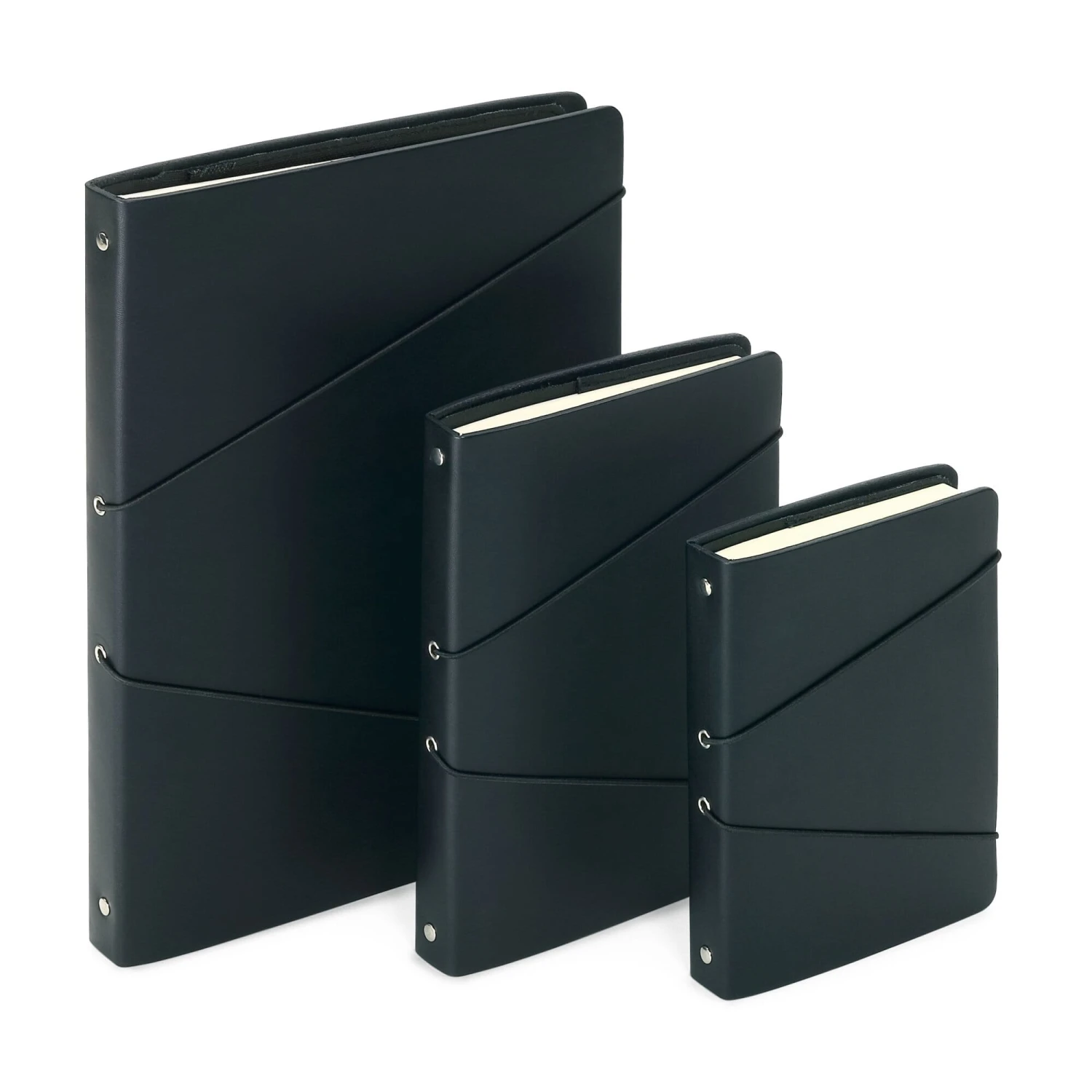 Notizbuch Leder Und Büchertuch, A4 3 Notizbuch Leder Und Büchertuch, A4 – Bild 3