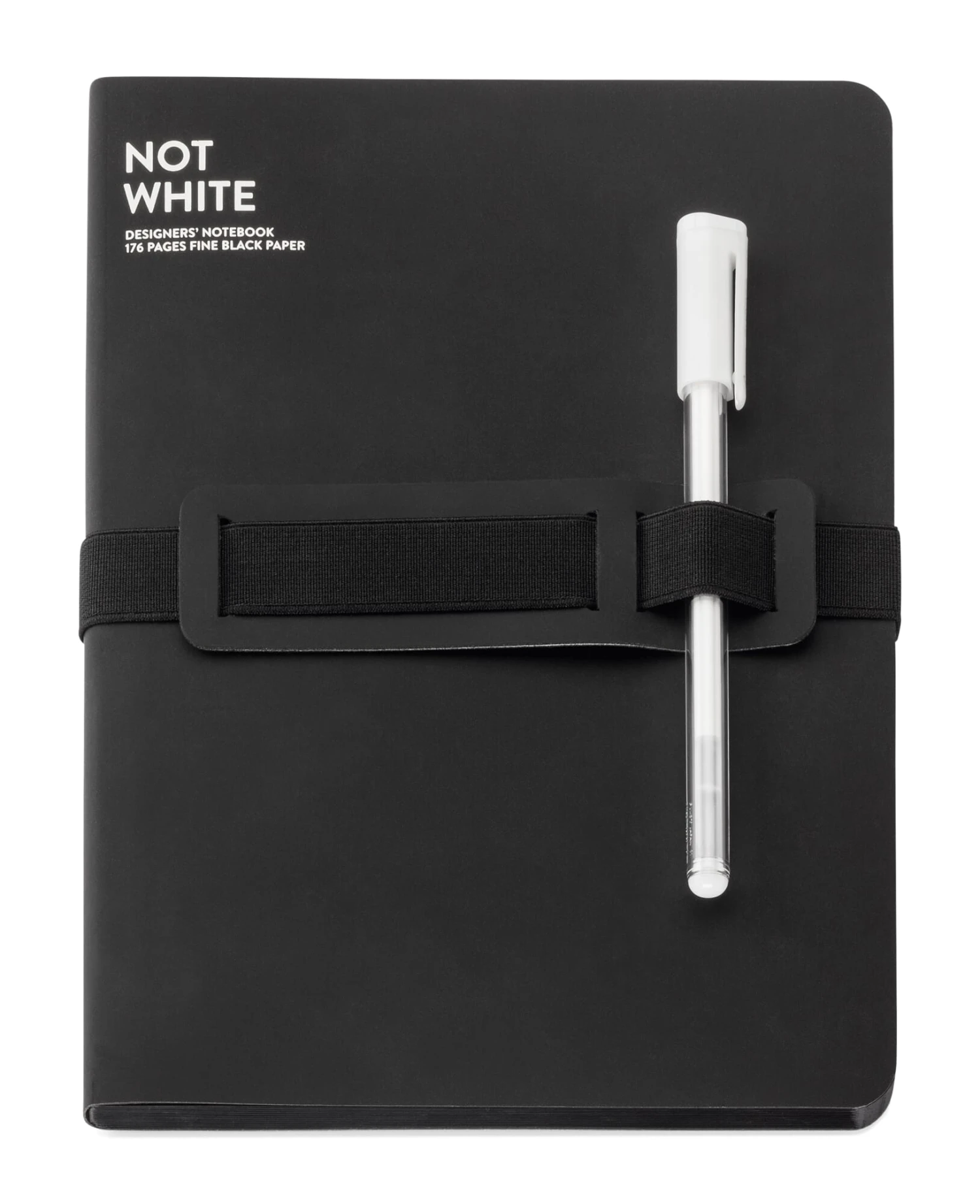Notizbuch Not White, Schwarz 5 Notizbuch Not White, Schwarz – Bild 5