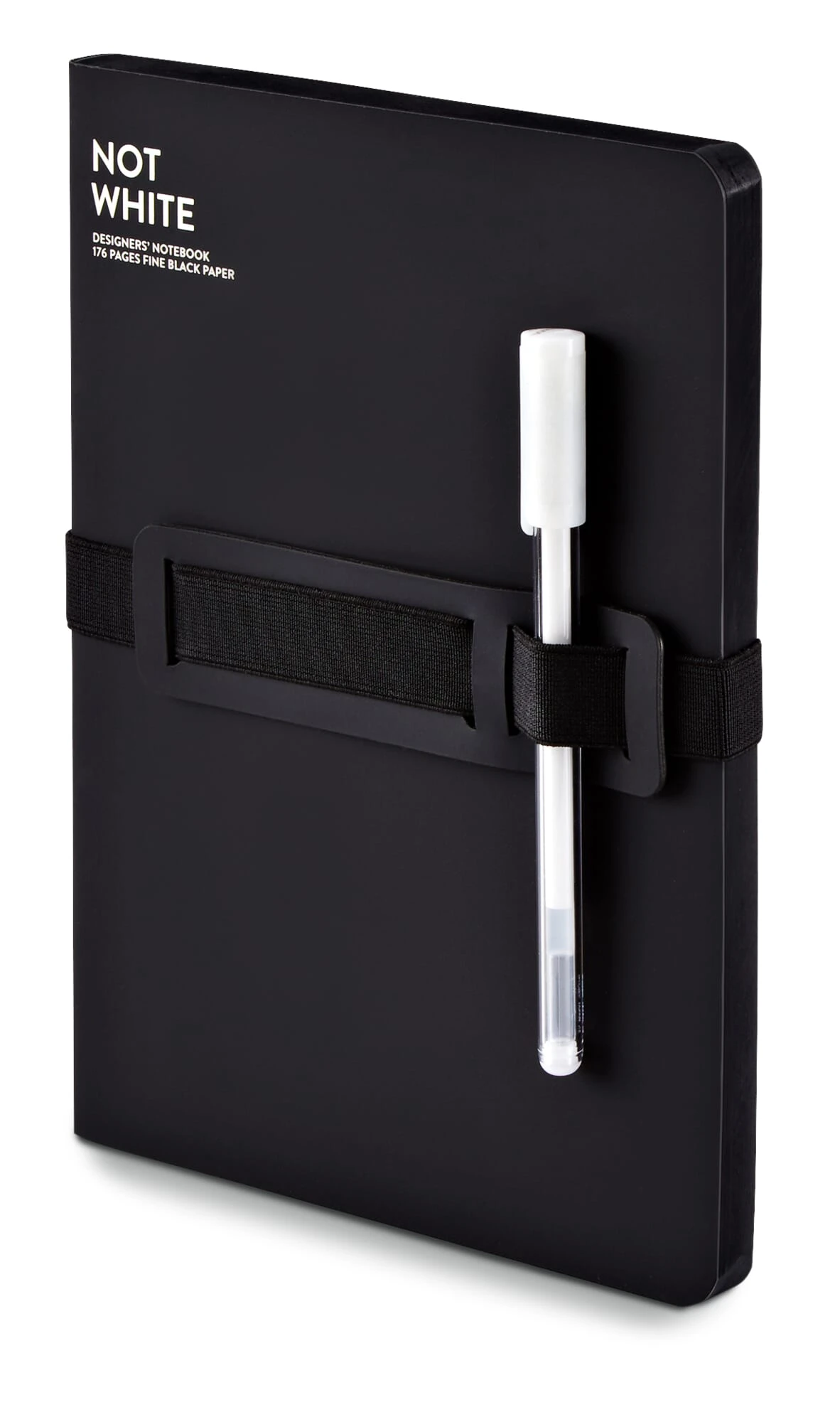 Notizbuch Not White, Schwarz 1 Notizbuch Not White, Schwarz