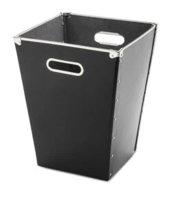 Papierkorb Pappe, Schwarz