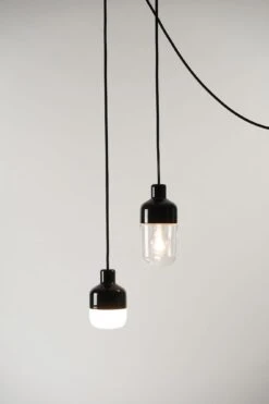 Pendelleuchte OHM 2, Schwarz/Klarglas -Optimal Einrichtungs Geschäft pendelleuchte ohm 2 2