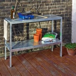 Plus Pflanz- Und Grilltisch Stahl Verzinkt -Optimal Einrichtungs Geschäft pflanz grilltisch stahl verzinkt 2