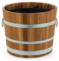 Pflanzkübel Eichenholz, Groß