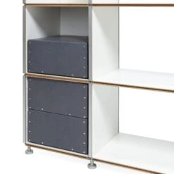 Regalsystem 1Hoch3 - Plattenelement, Doppelt, Weiß -Optimal Einrichtungs Geschäft regalsystem 1hoch3 plattenelement 4