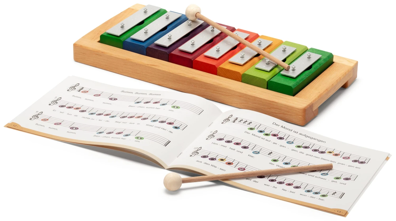 Regenbogen-Glockenspiel 8 Töne 2 Regenbogen-Glockenspiel 8 Töne – Bild 2