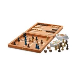 Reise-Spielesammlung Holz
