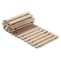 Rollbarer Gartenweg Birkenholz