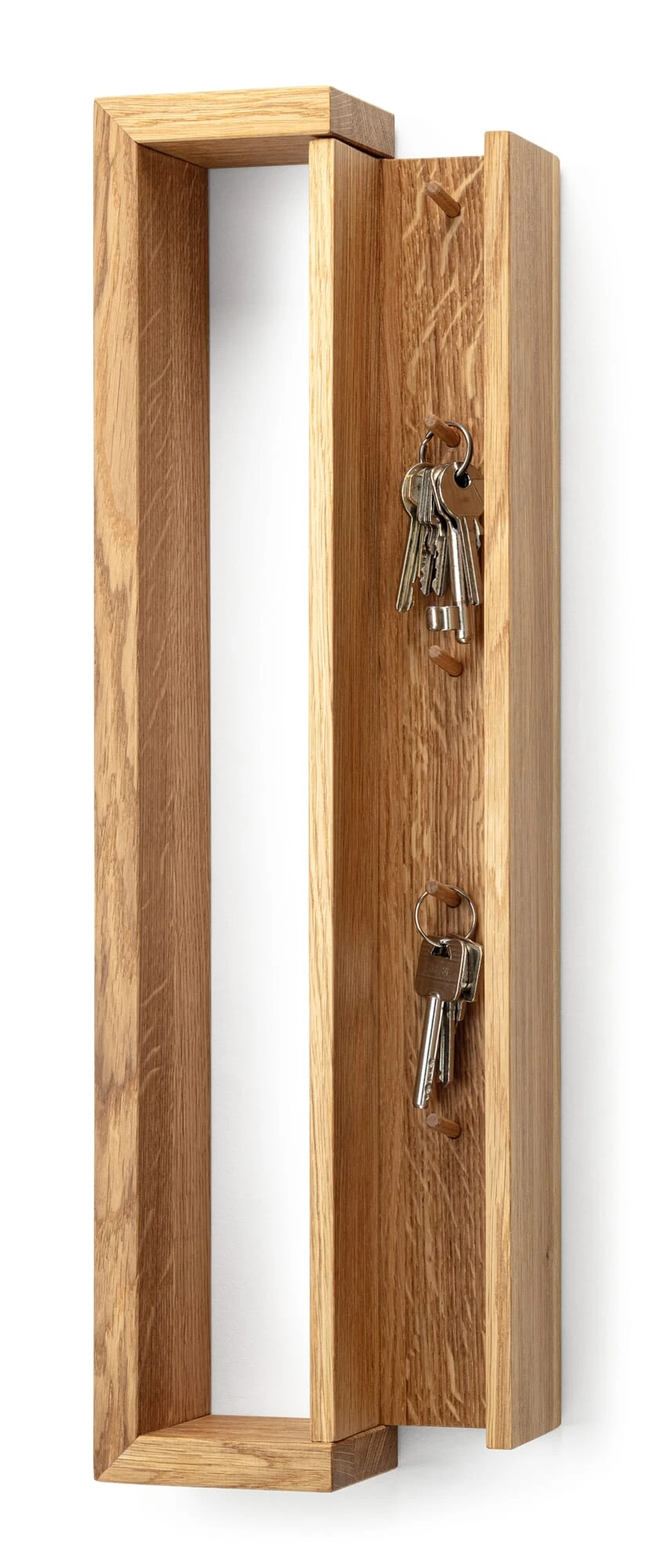 Schlüsselkasten Eichenholz 2 Schlüsselkasten Eichenholz – Bild 2