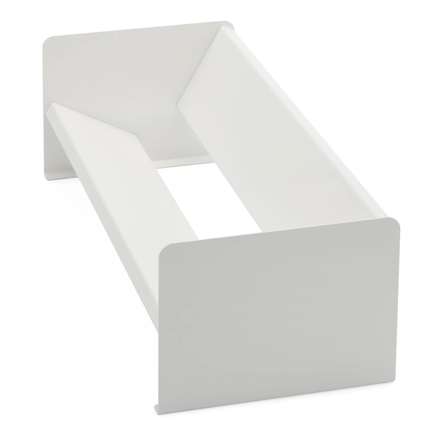 Schreibtisch-Bücherregal Stahlblech, Weiß 2 Schreibtisch-Bücherregal Stahlblech, Weiß – Bild 2