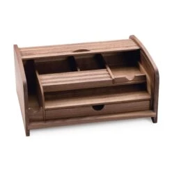 Schreibtisch-Sekretär Nussbaumholz