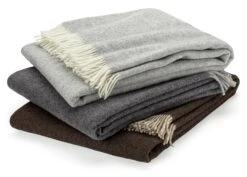 Schurwolldecke Merinowolle, Weiß-Grau 5 Schurwolldecke Merinowolle, Weiß-Grau -Optimal Einrichtungs Geschäft schurwolldecke merinowolle 2