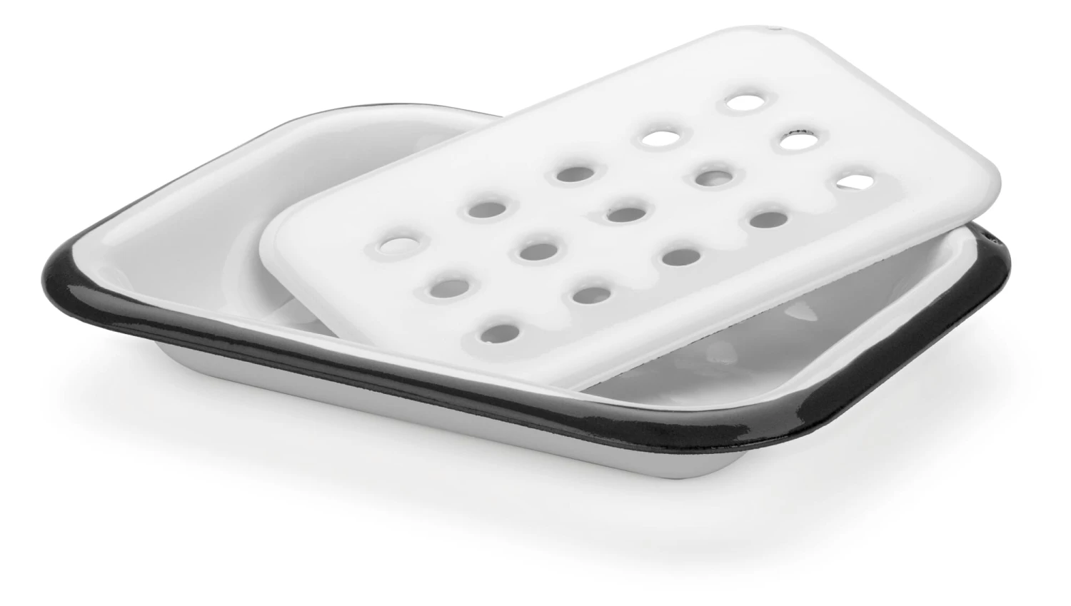 Seifenschale Emaille 2 Seifenschale Emaille – Bild 2