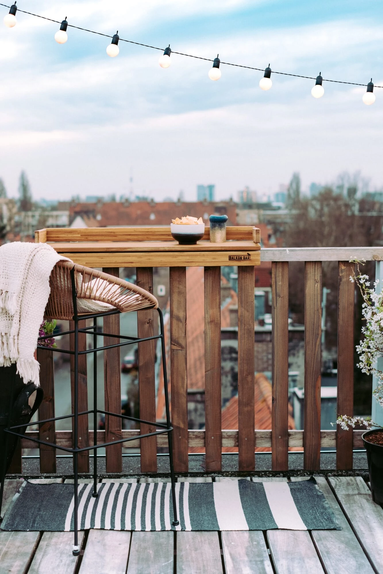 Seitenteile Für Balkonablage Bambus 2 Seitenteile Für Balkonablage Bambus – Bild 2