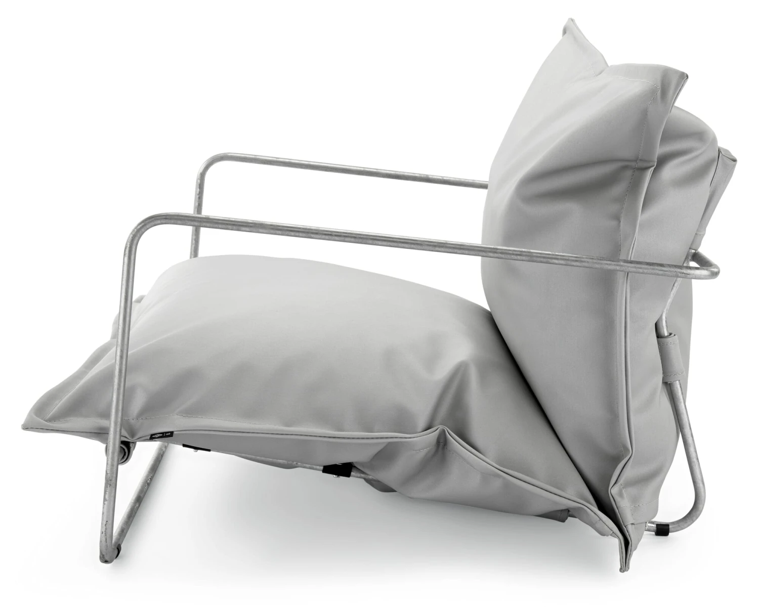 Sessel Finca, Hellgrau / Verzinkt 2 Sessel Finca, Hellgrau / Verzinkt – Bild 2