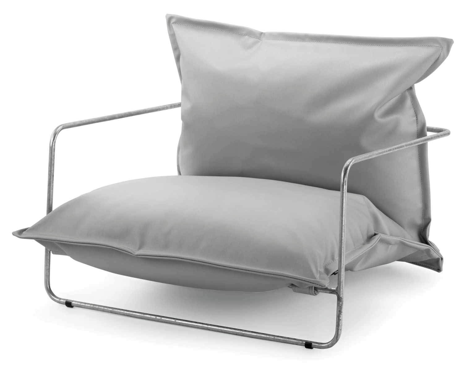 Sessel Finca, Hellgrau / Verzinkt 1 Sessel Finca, Hellgrau / Verzinkt