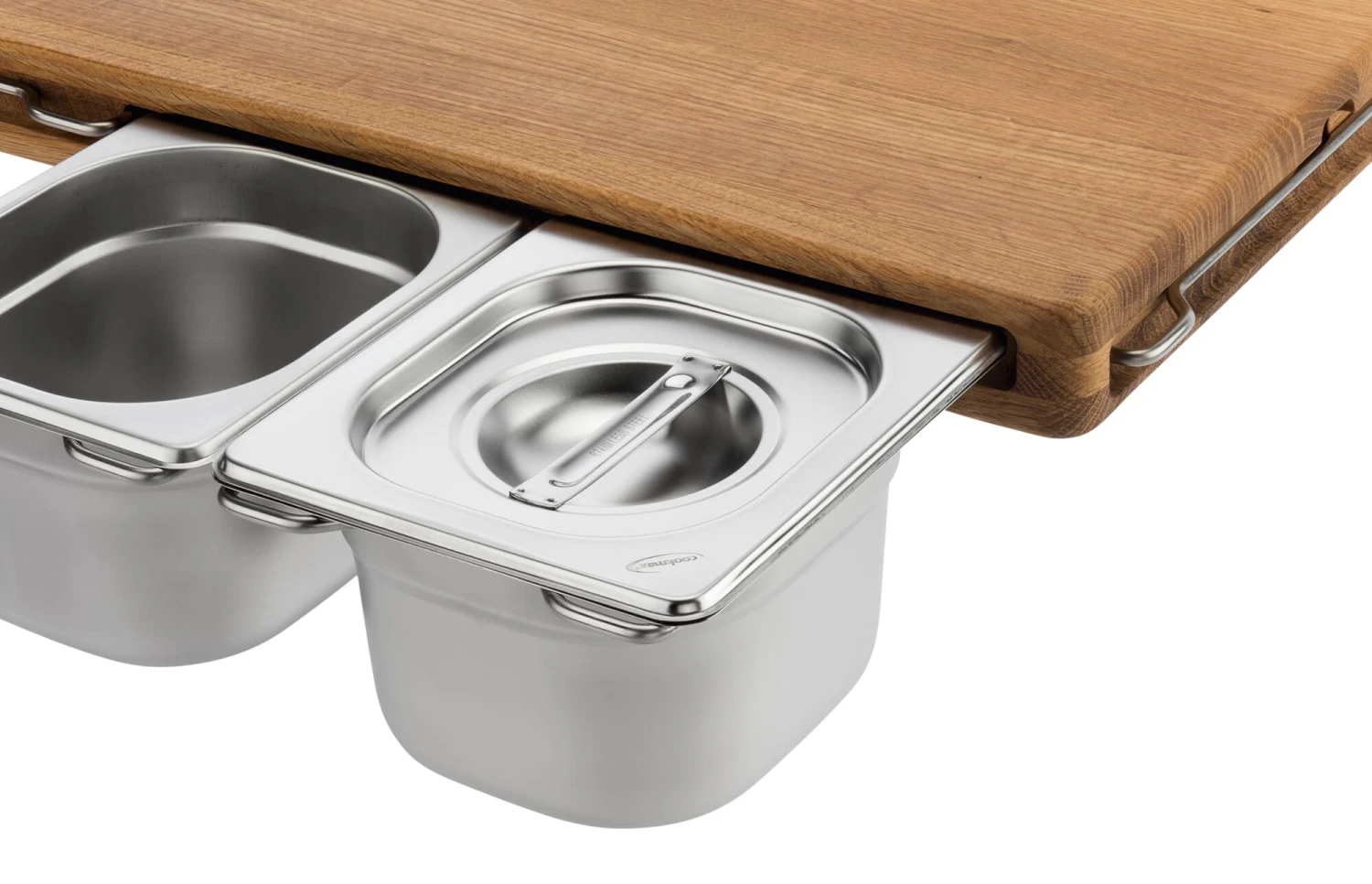 Set Edelstahl-Behälter 2 Set Edelstahl-Behälter – Bild 2