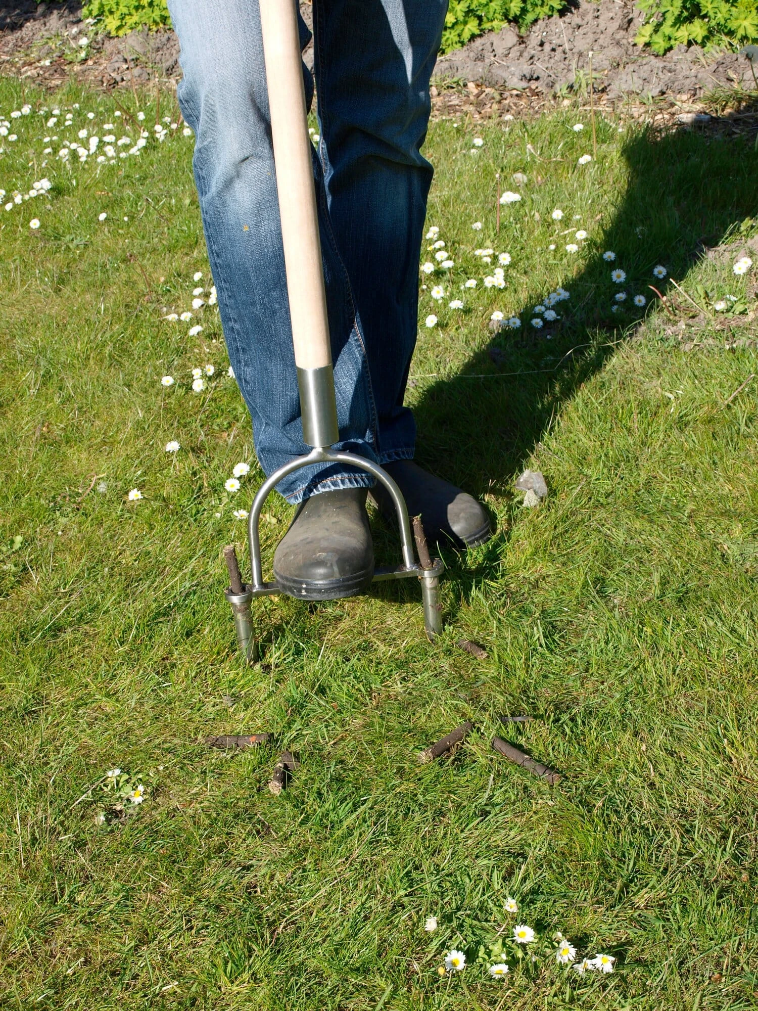 Sneeboer Rasenlüfter Edelstahl 4 Sneeboer Rasenlüfter Edelstahl – Bild 4