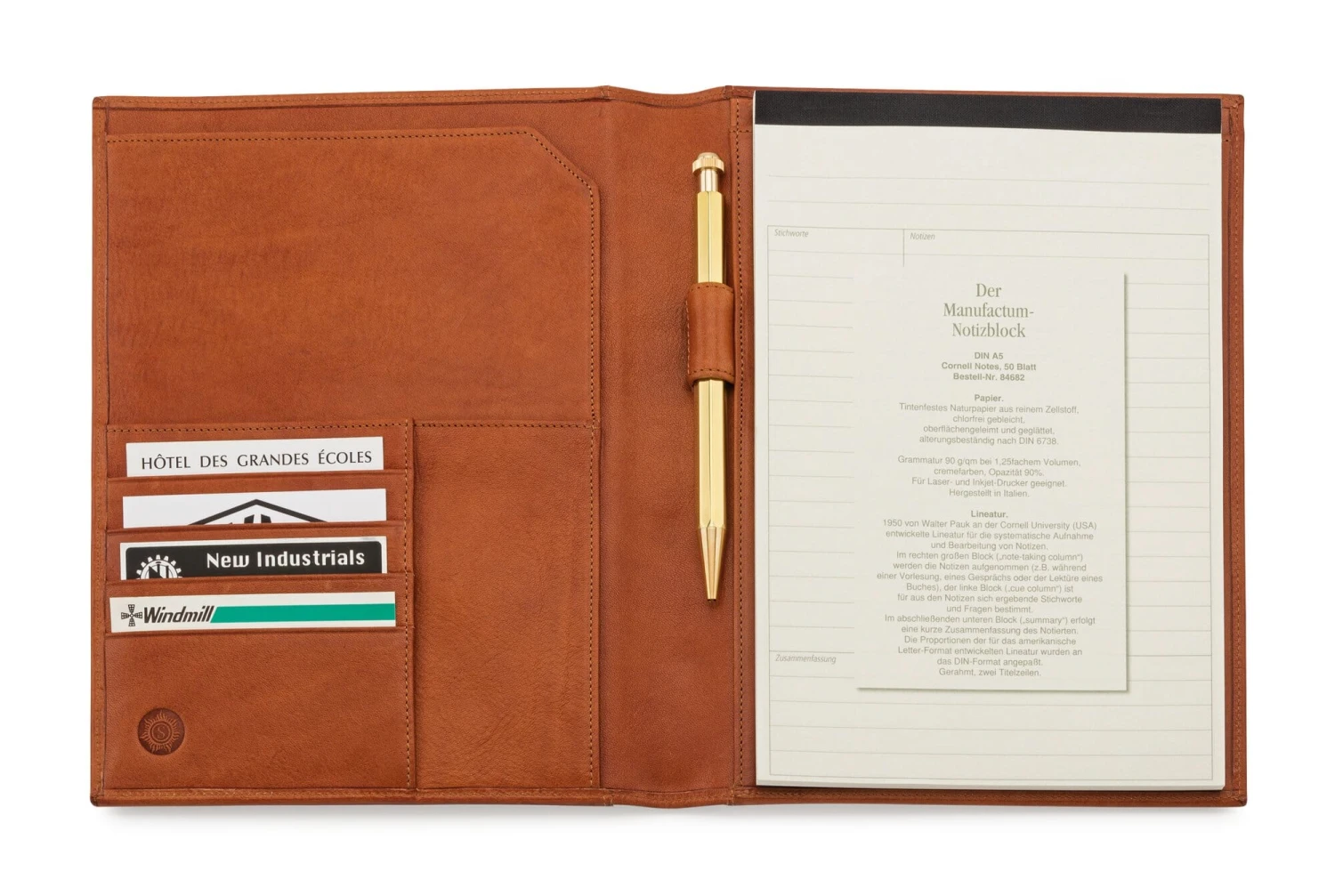 Sonnenleder Reiseschreibmappe, Natur 5 Sonnenleder Reiseschreibmappe, Natur – Bild 5