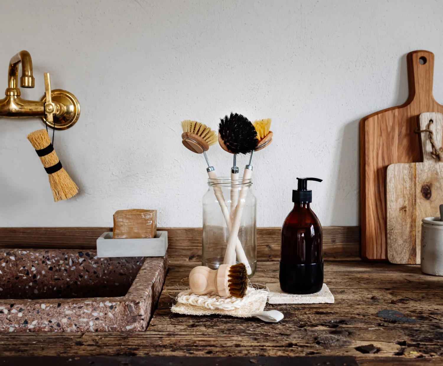 Spülbürsten Holzgriff 2 Spülbürsten Holzgriff – Bild 2