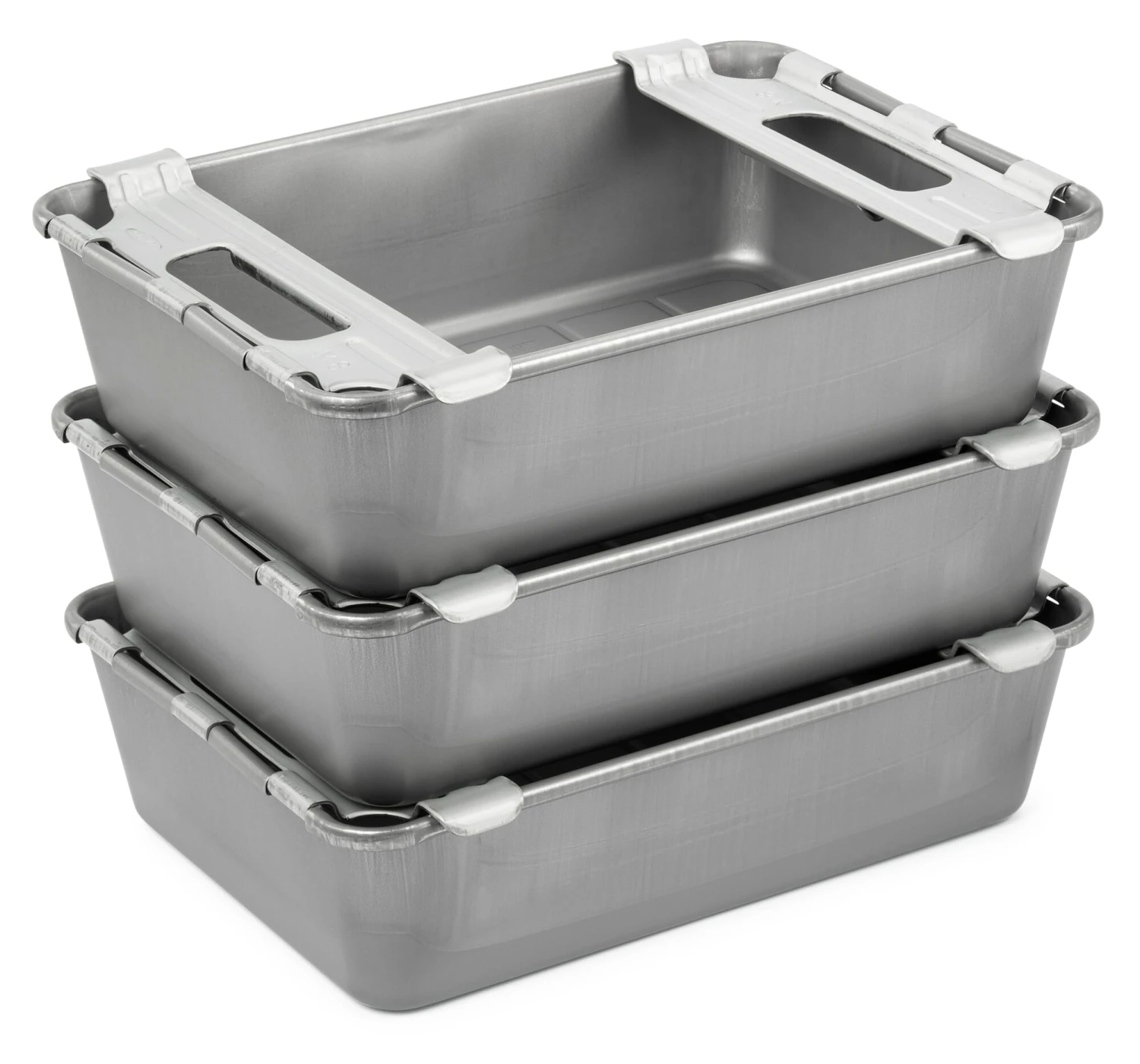 Stapelkiste Toyo, Silberfarben 5 Stapelkiste Toyo, Silberfarben – Bild 5