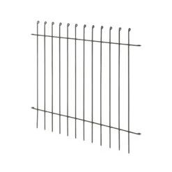 Steckzaun Stahlsegmente, Unbehandelt