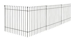 Steckzaun Stahlsegmente, Unbehandelt -Optimal Einrichtungs Geschäft steckzaun stahlsegmente 4