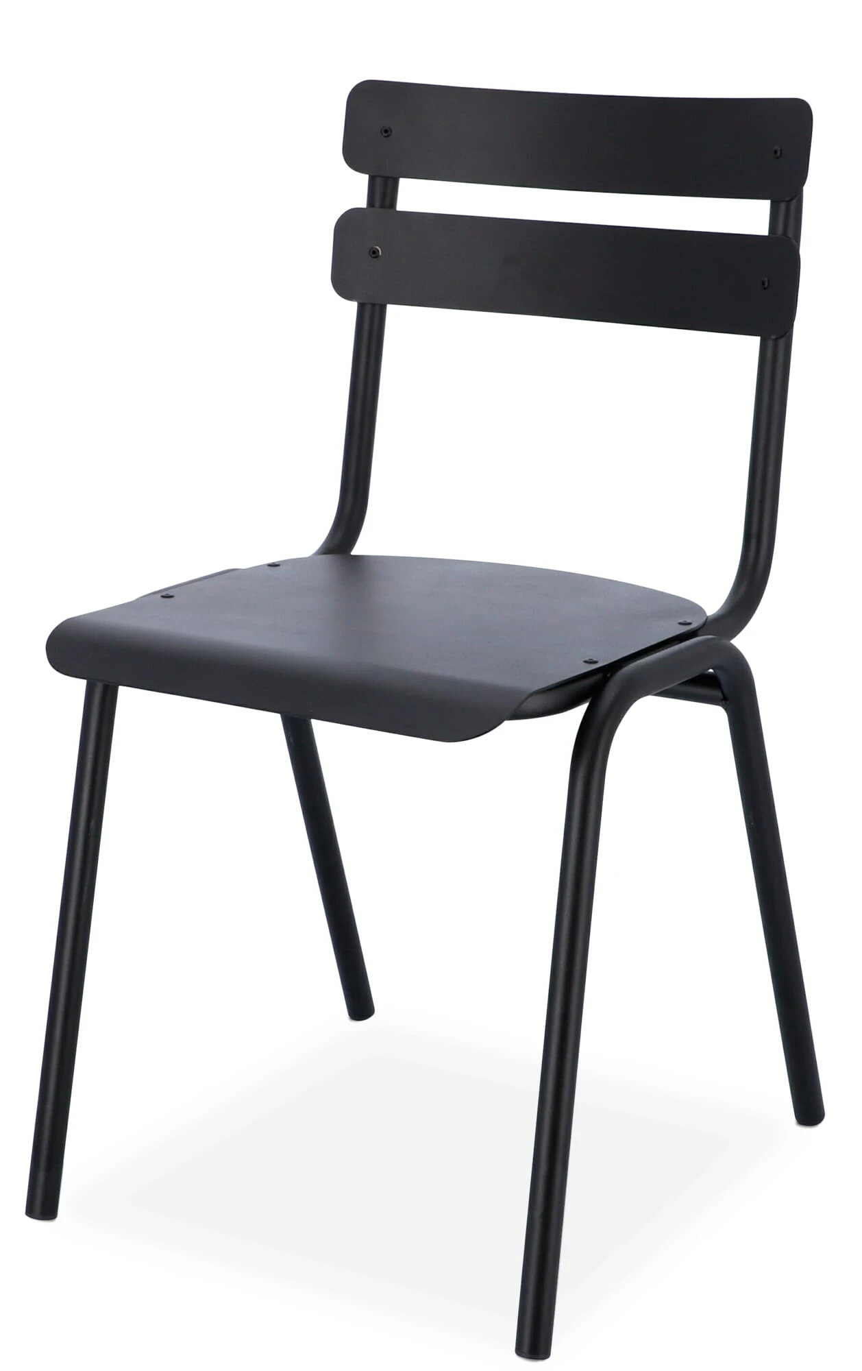 Stuhl Aluone, RAL 9005 Tiefschwarz 2 Stuhl Aluone, RAL 9005 Tiefschwarz – Bild 2