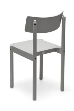 Stuhl EINSER, Verkehrsgrau A RAL 7042 -Optimal Einrichtungs Geschäft stuhl einser 4