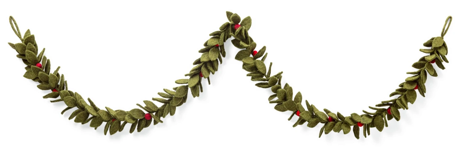 Tannengirlande Filz 1 Tannengirlande Filz