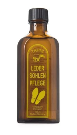 Tapir Ledersohlenpflege