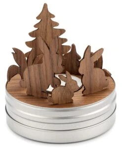 Teelichthalter Schachtelgeschichte Ostern