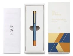 Tintenroller Aluminium Und Messing, Blau -Optimal Einrichtungs Geschäft tintenroller aluminium messing 2