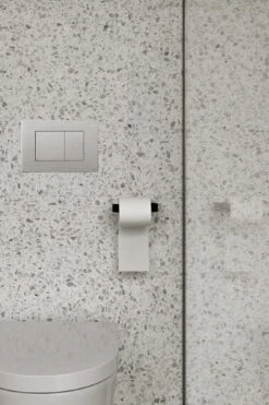 Menu Toilettenpapierhalter Norm, RAL 9005 Tiefschwarz -Optimal Einrichtungs Geschäft toilettenpapierhalter norm 3