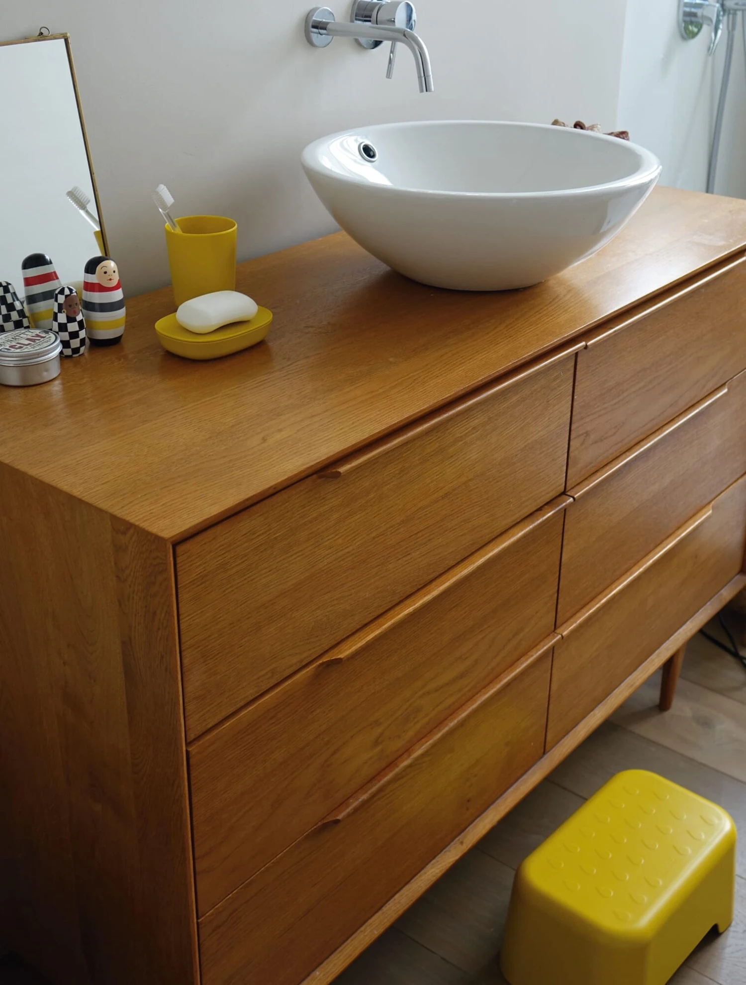 Tritthocker Bano, Gelb 2 Tritthocker Bano, Gelb – Bild 2