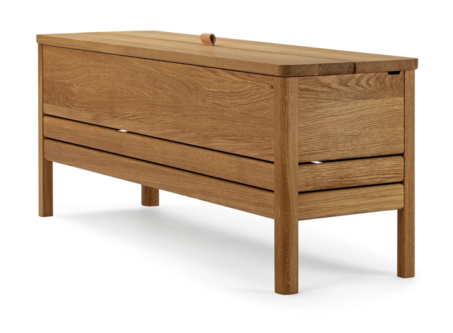 Truhenbank Eichenholz 2 Truhenbank Eichenholz – Bild 2