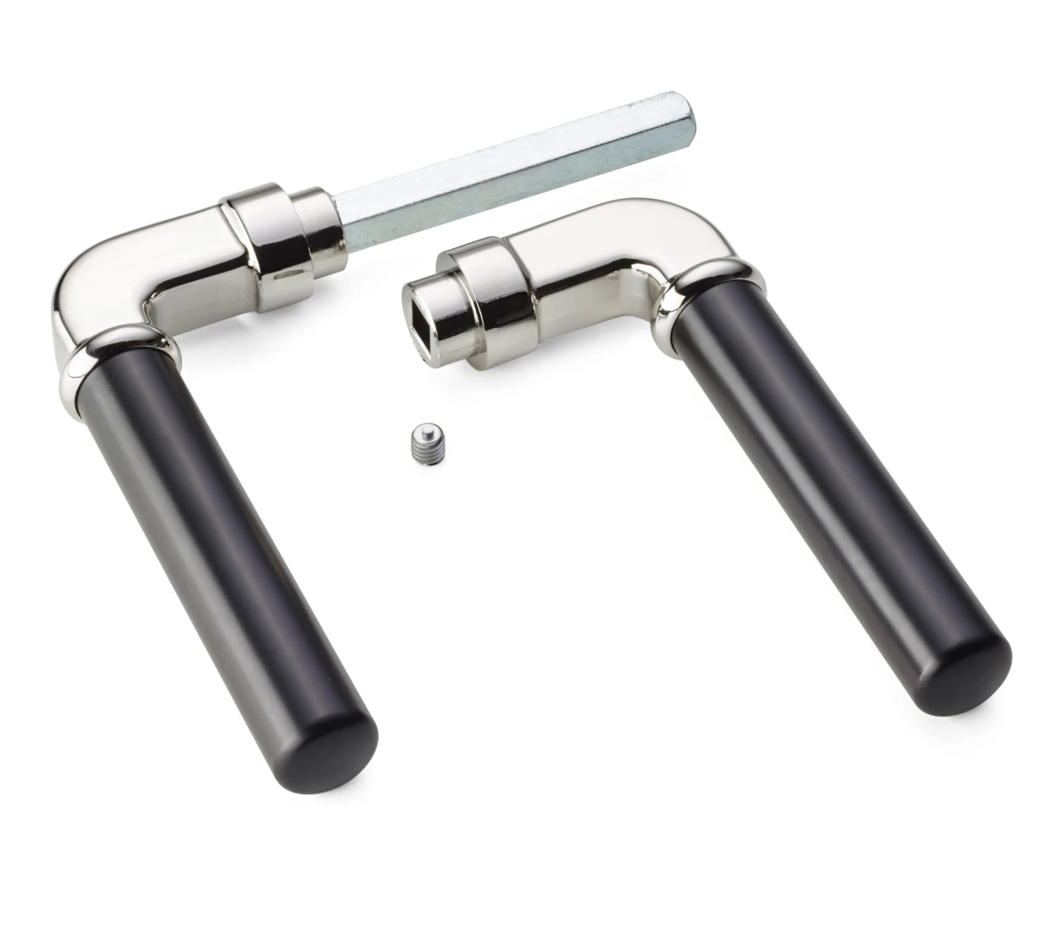 Türdrücker Zinkdruckguss Schwarz Lackiert 1 Türdrücker Zinkdruckguss Schwarz Lackiert