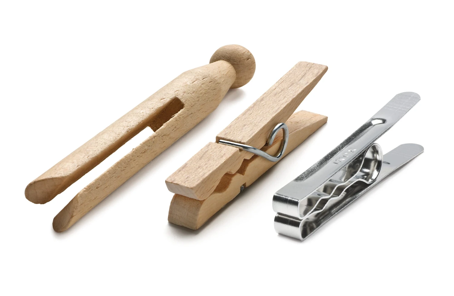 Wäscheklammern Buchenholz, Groß 4 Wäscheklammern Buchenholz, Groß – Bild 4