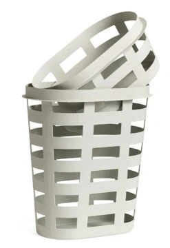 Hay Wäschekorb Laundry Basket, Groß, Groß, Hellgrau -Optimal Einrichtungs Geschäft waeschekorb laundry basket gross 3