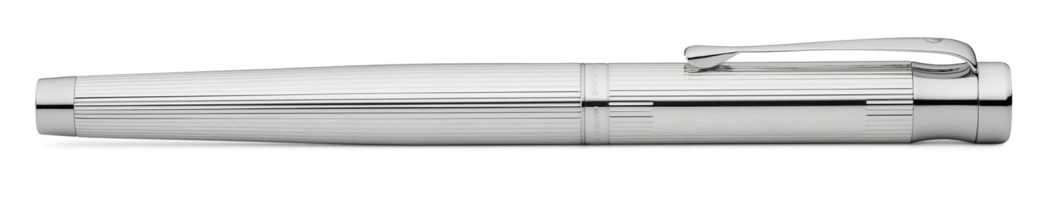 Waldmann Füllfederhalter Sterlingsilber, Linienguilloche, F 5 Waldmann Füllfederhalter Sterlingsilber, Linienguilloche, F – Bild 5