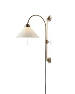 Wandleuchte Messing Groß