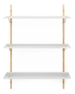 Wandregal RM3, RAL 9010 Reinweiß