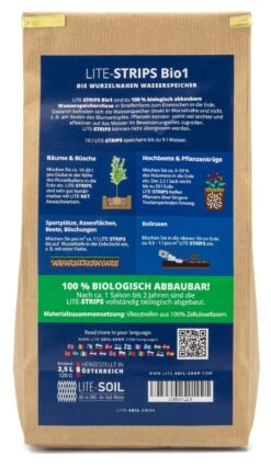 Wasserspeicher Für Pflanzen Aus Zellulosestreifen