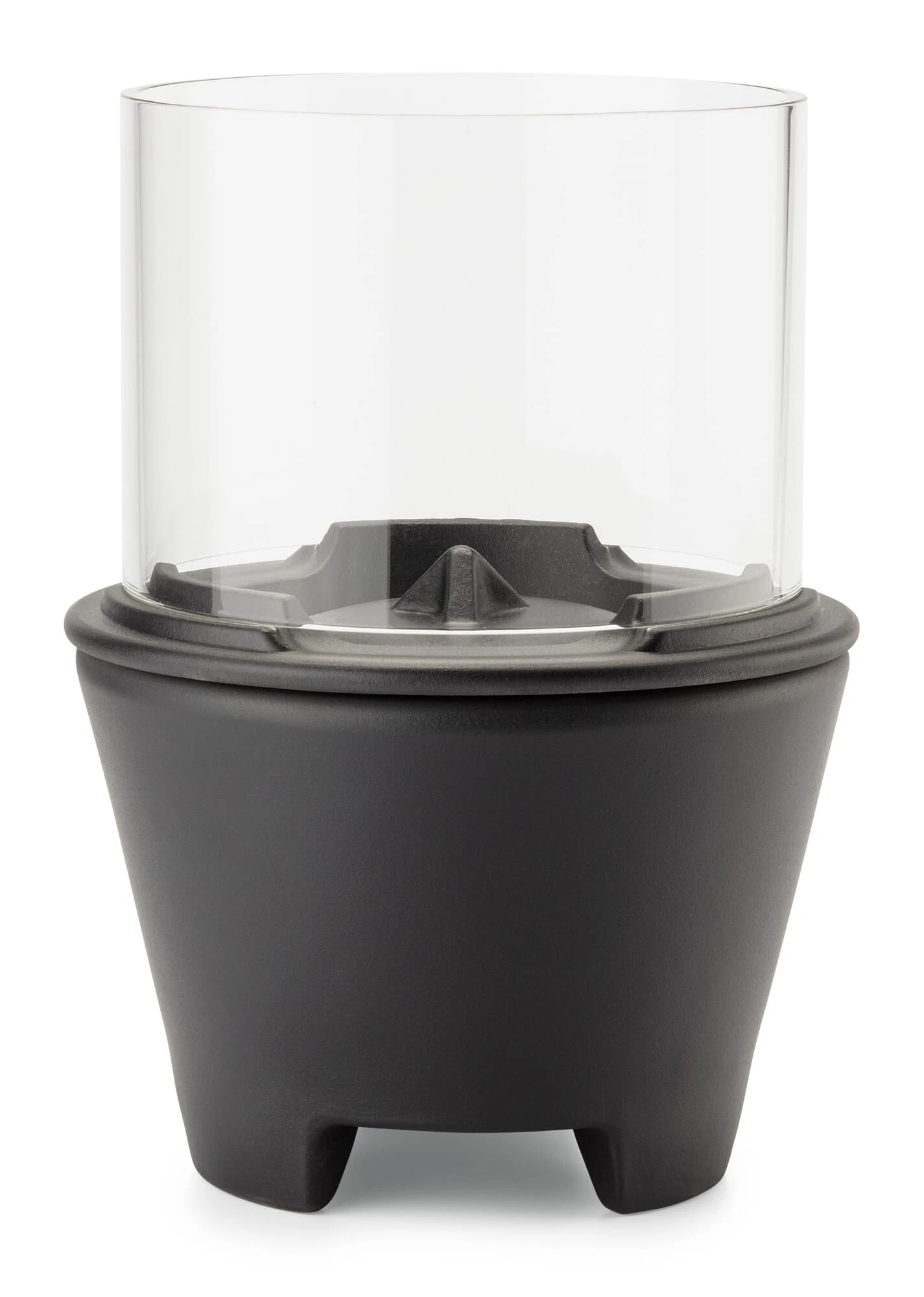 Windlichtaufsatz Für Großes Schmelzfeuer® Keramik, Lavaschwarz 2 Windlichtaufsatz Für Großes Schmelzfeuer® Keramik, Lavaschwarz – Bild 2