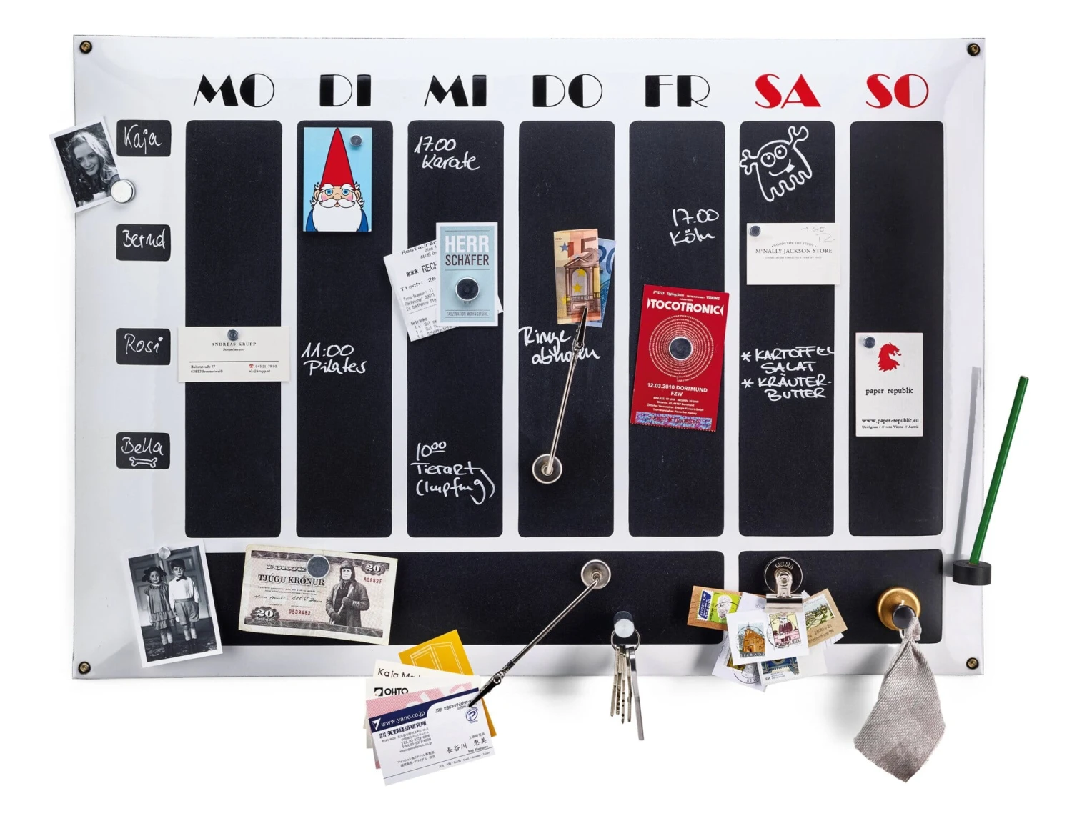 Wochenplaner Emaille 3 Wochenplaner Emaille – Bild 3